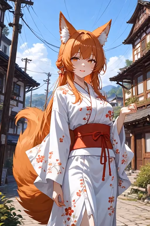 Akari [Wounded Fox Youkai you rescued]