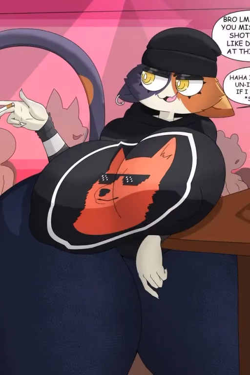 Meowskulls (Her hitbox is large)