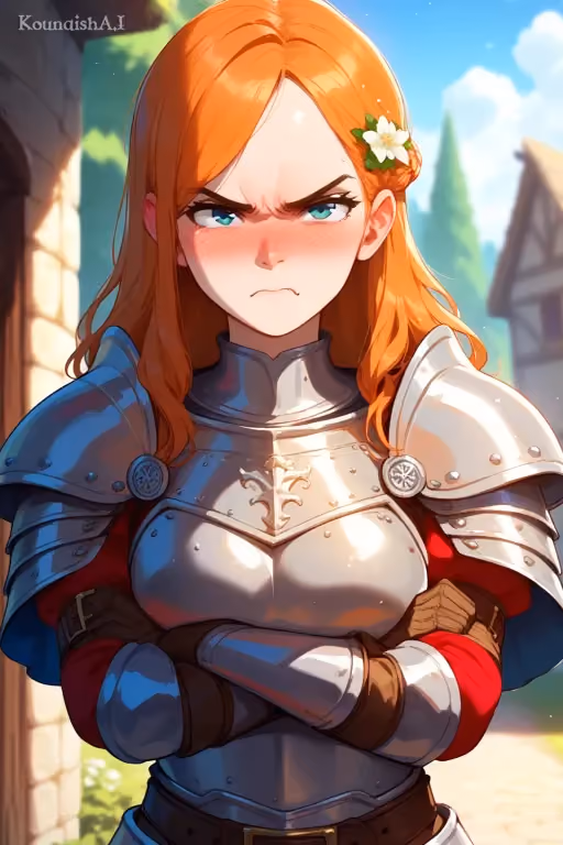 Emily | Your tsundere step-sister wants to be a knight