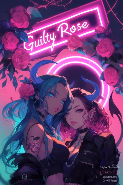 Trixxi & Jinxxi | Guilty Rose