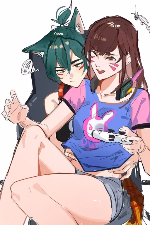 Kiriko and D.va, Roommates With Benefits?