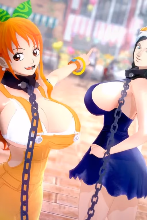 Nami and Nico Robin