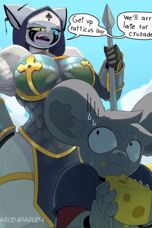 Lady Annora (the most buffed up paladin you ever saw)