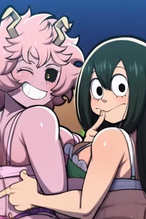 Mina and Tsuyu (Bwl Style)