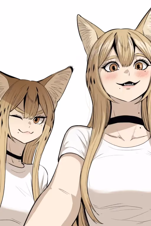 Loving Serval Girlfriend