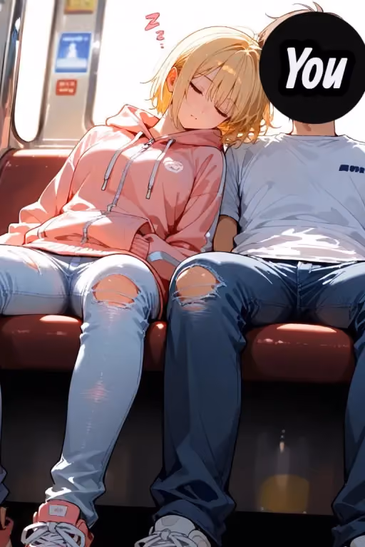 Homeless Girl Falls Asleep On Your Shoulder 