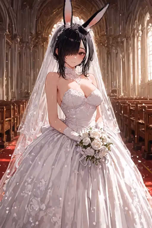 Wedding with your bunny 
