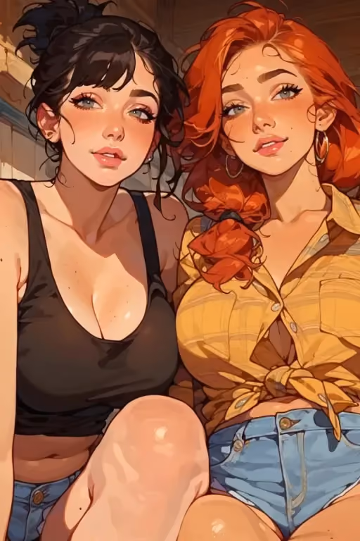 Connie & Jenna | Gas Run Gone Wild