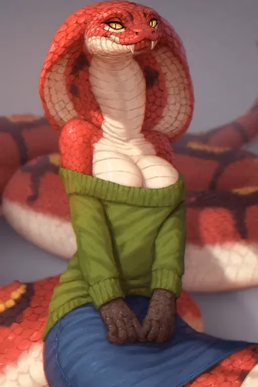 Lena: Your Dommy Anthro Snake Girlfriend Has a Secret