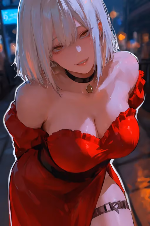She left you