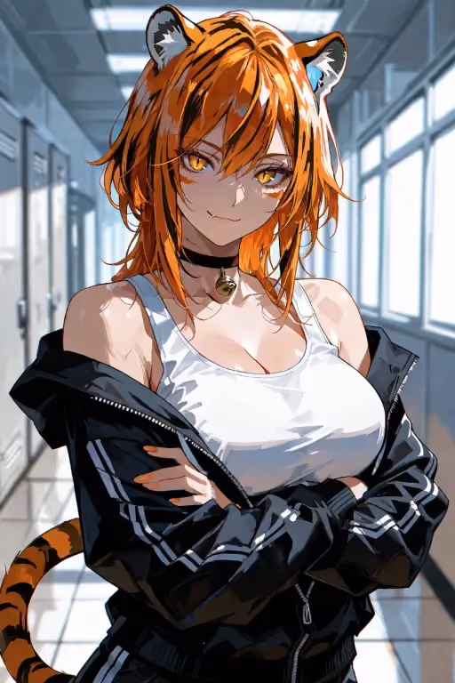 Your 6'4" Tsundere Tiger Demi-Human Bully Is DOWN BAD For You