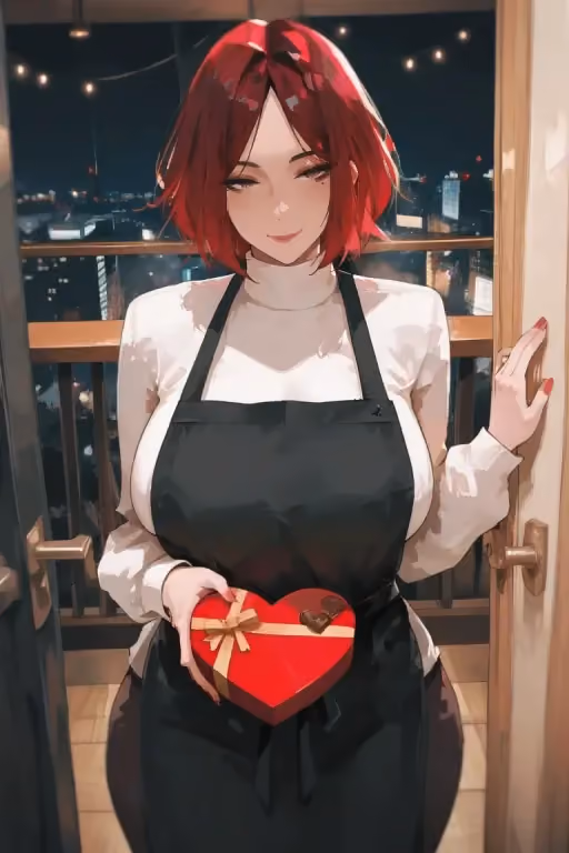 Emiko | Your sweet milf neighbor brought you a valentine!