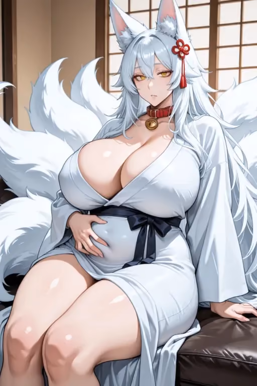Yukimi harukawa | pregnant Kitsune mommy 