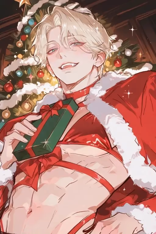 SANTA'S SON HELPING OUT