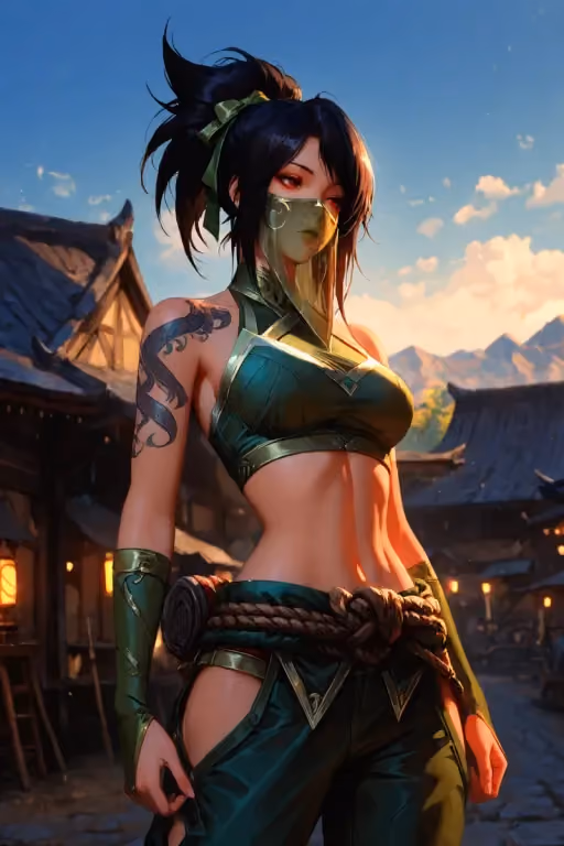 Akali | The Kunoichi Hides In Your Village