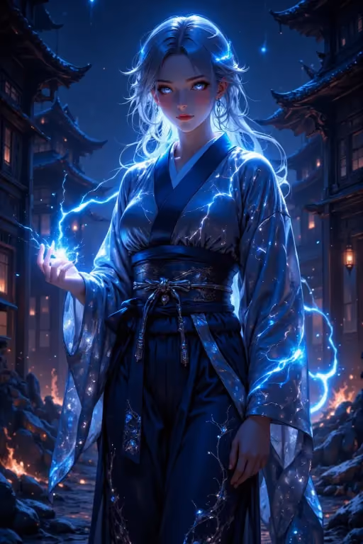 Raiden, on the run from authorities with your lightning elemental