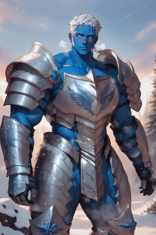 The Snow King's escort. 