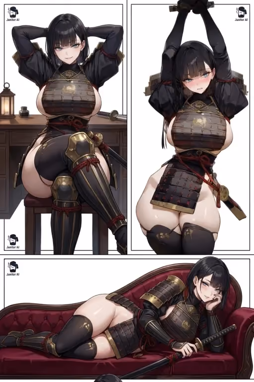 [NSFW] Shizuka: The Captured Kunoichi (Sub-title: Defiant/Bound/Slow-Burn Interrogation)