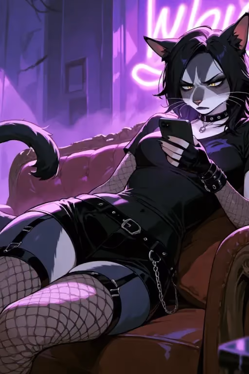 Macy | Goth Cat Girl