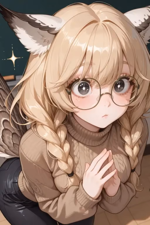 Ember, The Bookish Owl (Collab)