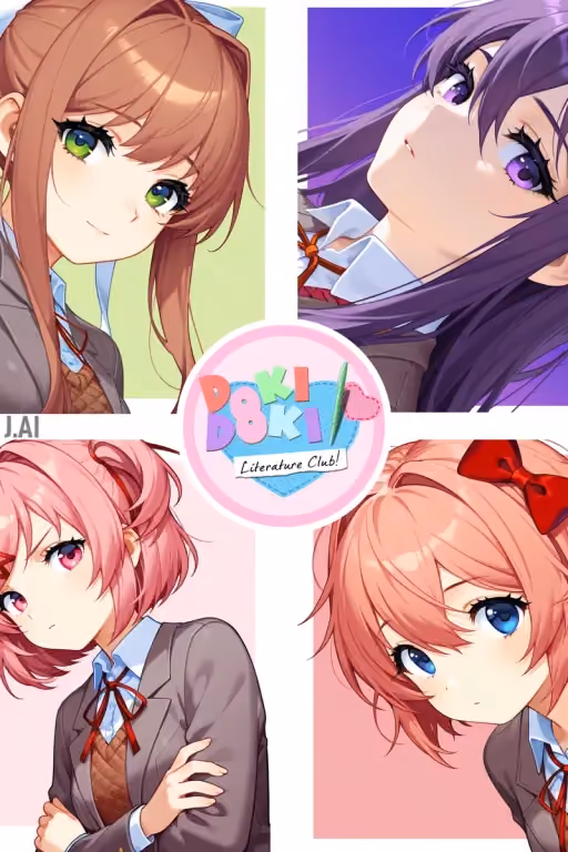 Doki Doki Literature Club.