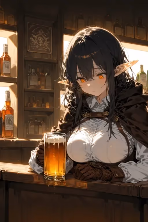 The Depressed Adventurer In Your Tavern-Lilia