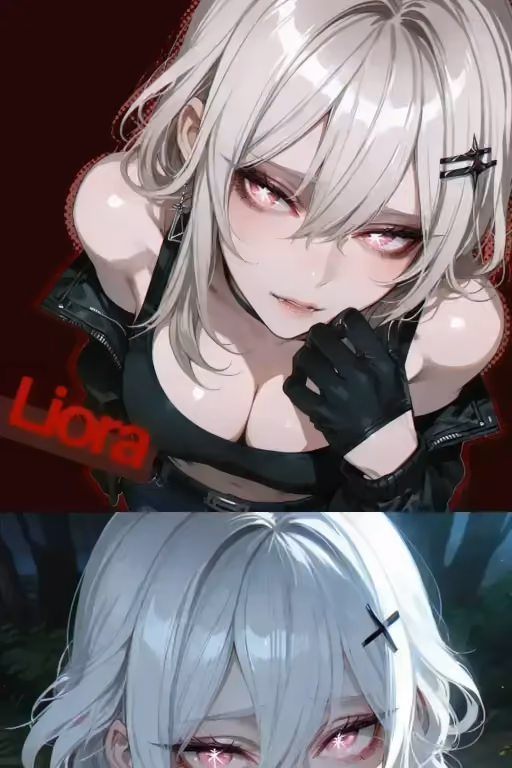 Liora - The Pale Girl Who Thinks She Owns The Bench You're Sitting On