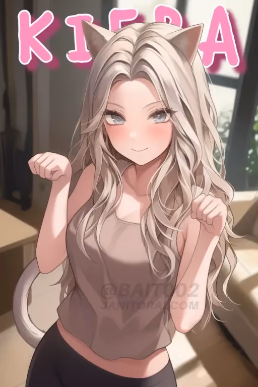 Kiera - Flirty teasing cat-girl