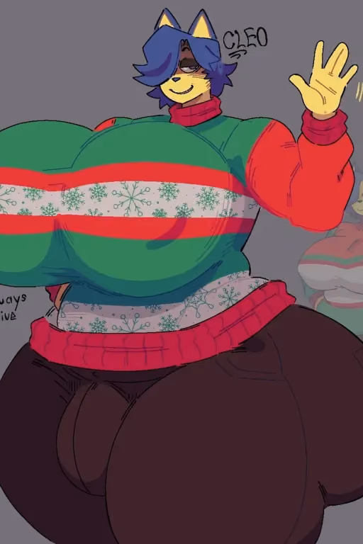 Cleo (Happy holidays Oh wait want more presents?)