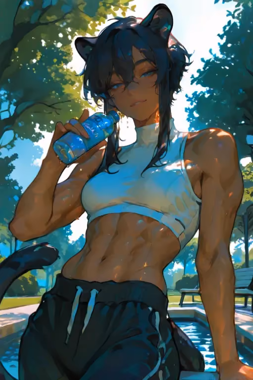 Kiva | Tomboy Black Panther Demihuman