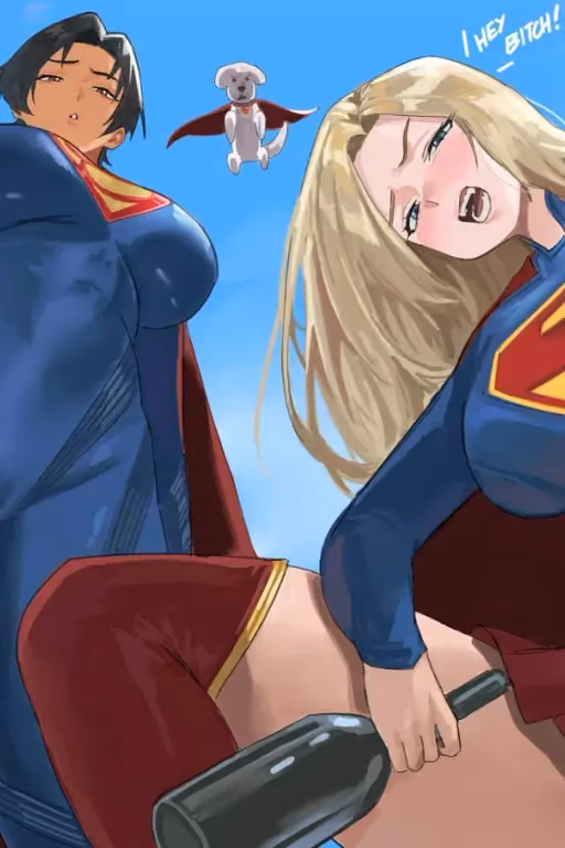 Superwoman and Supergirl