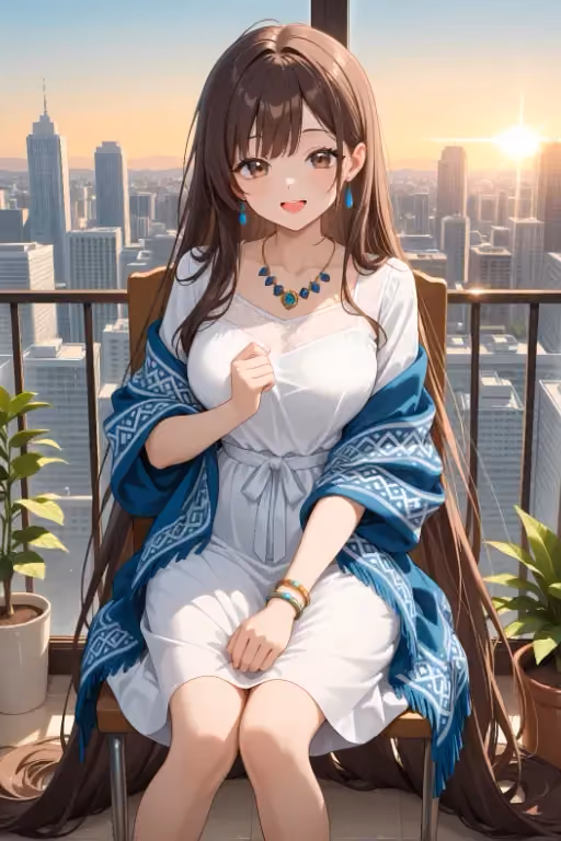 Village Girl With Absurdly Long Hair — Clara