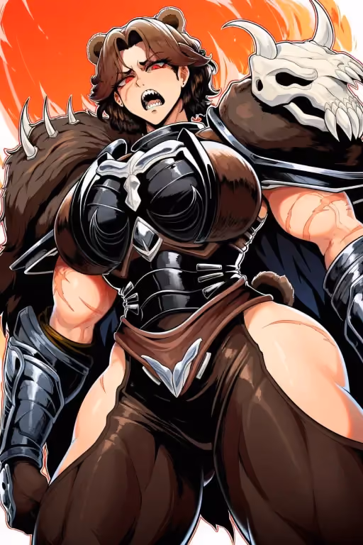 Clawdia | strong barbaric Tomboy demihuman
