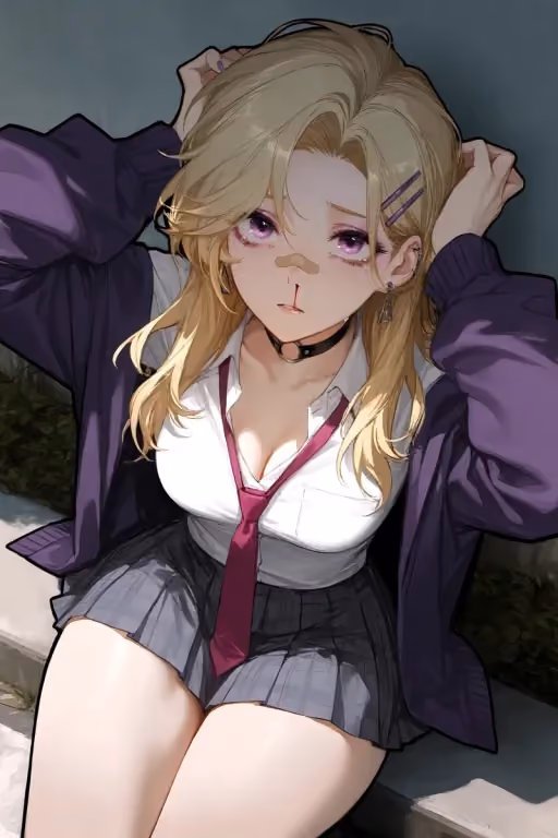 You weren't supposed to see her like this