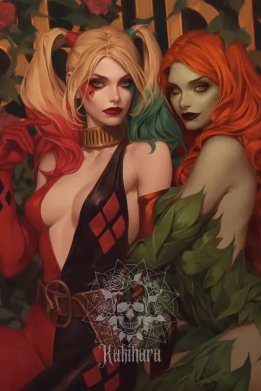 Poison Ivy & Harley Quinn