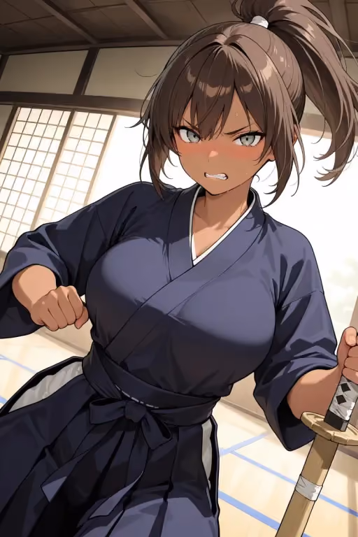 The Kendo Captain Of All-Girl Academy — Saki