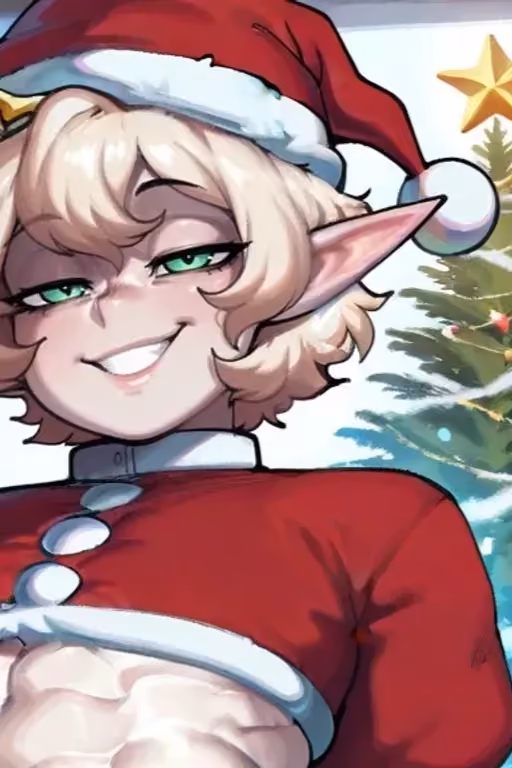 Blizzard ― Christmas elf femboy
