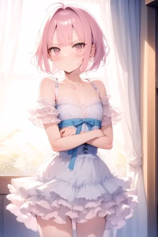 1000 followers celebration bot : You caught Hira's cross-dressing behavior. (Any POV)