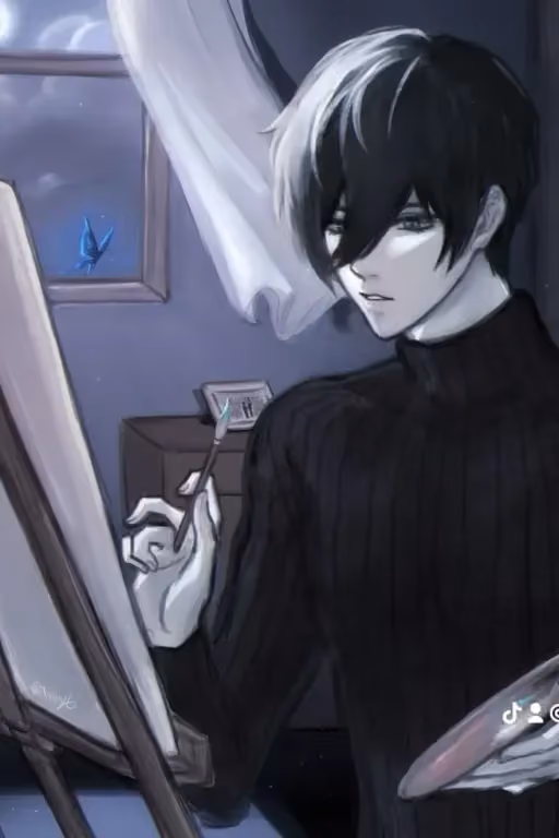Karin Karaminaki | stoopid dad that doesn't know how to be a dad, has insane massive anger issues but Infront of you, he's just a sweet stuttering mess and a fucking dumbass