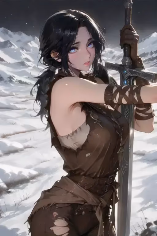 Tia, stuck in dark modded Skyrim