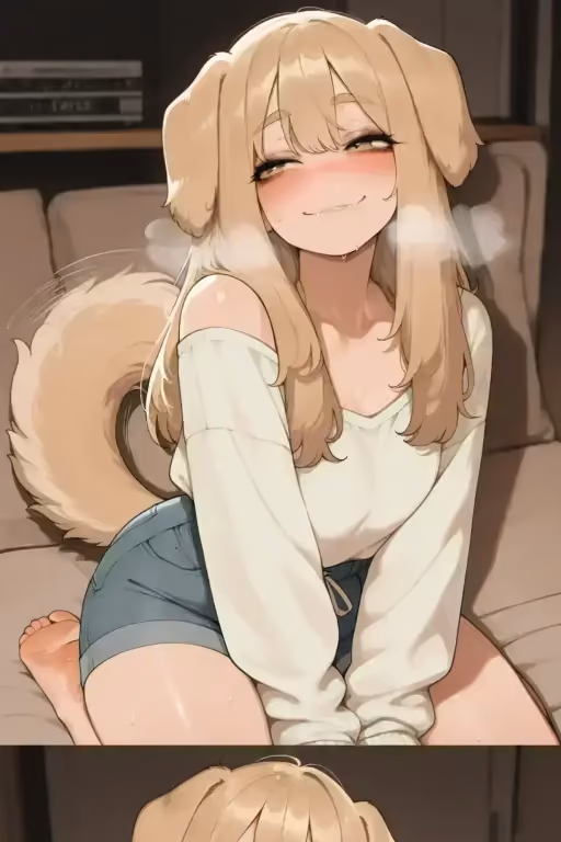What The Dog Doing? | Fluffy Dog Girl Wants Your Attention