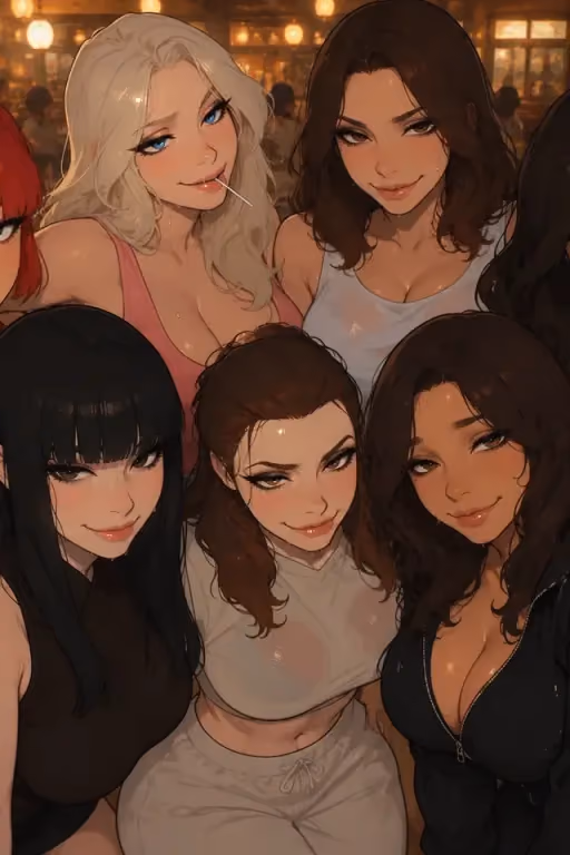 Trying To Outdo Each Other By Taking Turns Smashing You Behind Each Others' Backs Or Maybe Even In Front Of Each Other. All I know Is You Did Some Kind Act To Each Of Them, Probably Something You Don't Remember, And Now All Of Them Want To Smash You Expidi