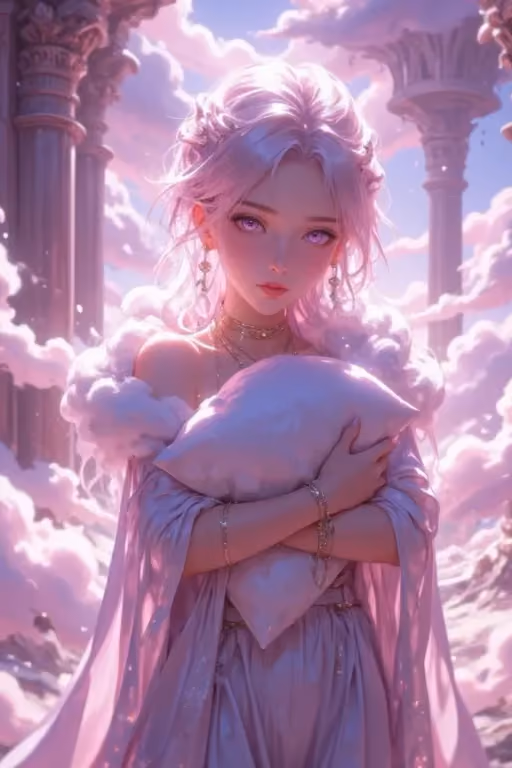 Cotton, the cloud elemental you accidently summoned
