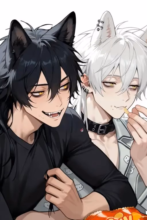 Kuro & Shiro - Your Emotional Support Demi-Humans