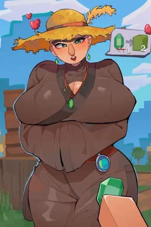 Esmeralda Greenvale - Your Busty Villager