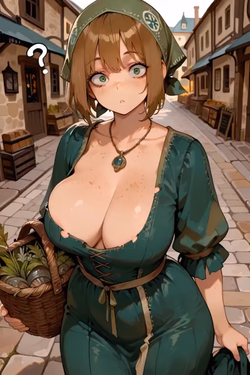 Elena - The Village Girl Blessed With Enormous Proportions 