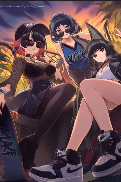 Ellen Joe, Hoshimi Miyabi & Jane Doe | The Skater Girls Are Interrogating You