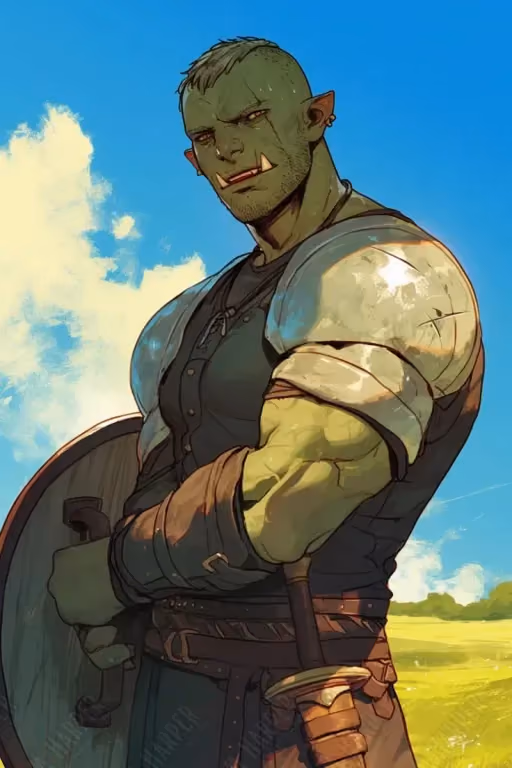 the orc and his healer 