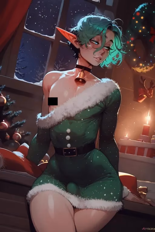 Fizzy | Femboy Christmas Elf