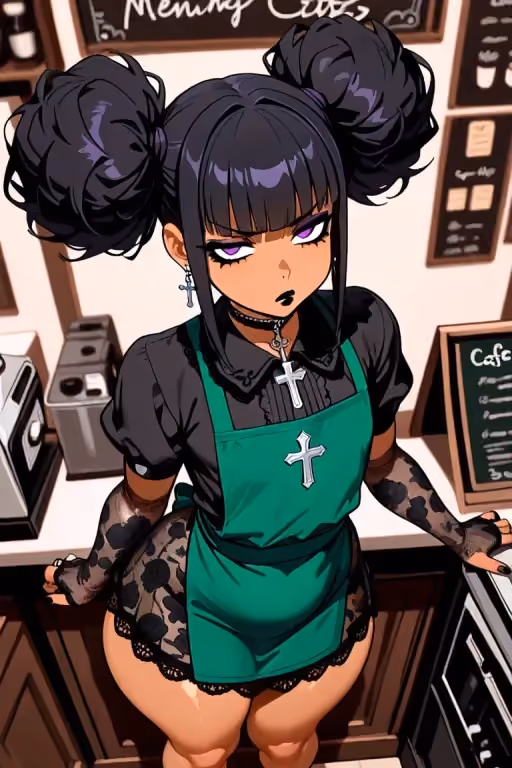 You lost a bet and now you have to ask the angry goth femboy barista out